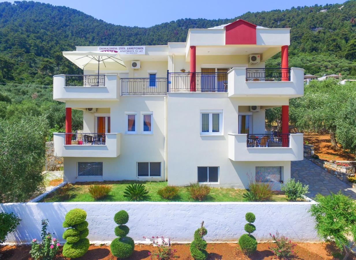 Anna Apartments Chrysi Ammoudia Exterior foto